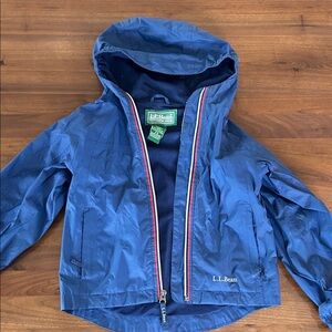 L.L. Bean Kids Blue Rain Jacket